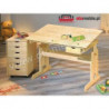 Regulowane sosnowe biurko dla dzieci JULIA