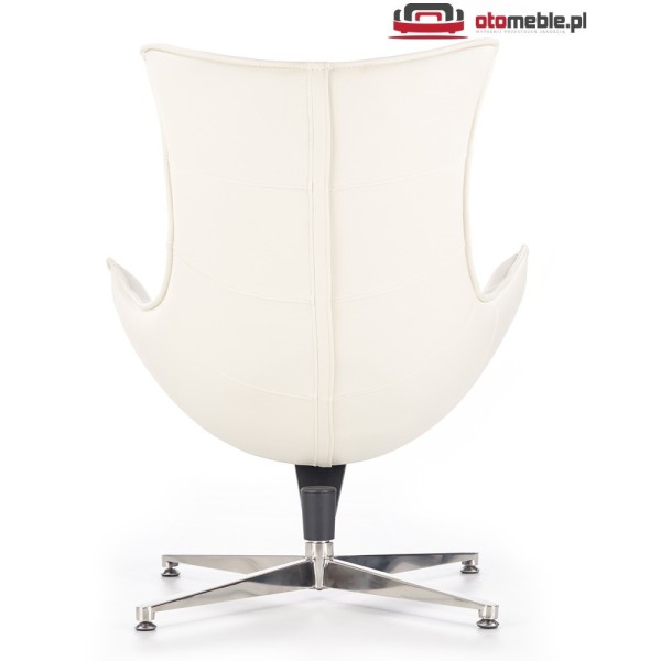 Designerski fotel obrotowy LUXOR biały Halmar