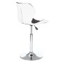 Designerski fotel obrotowy MATRIX 2 biało czarny Halmar