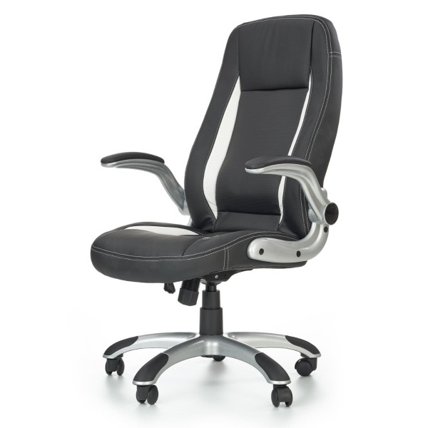Fotel gabinetowy SATURN czarny Halmar