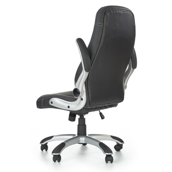 Fotel gabinetowy SATURN czarny Halmar