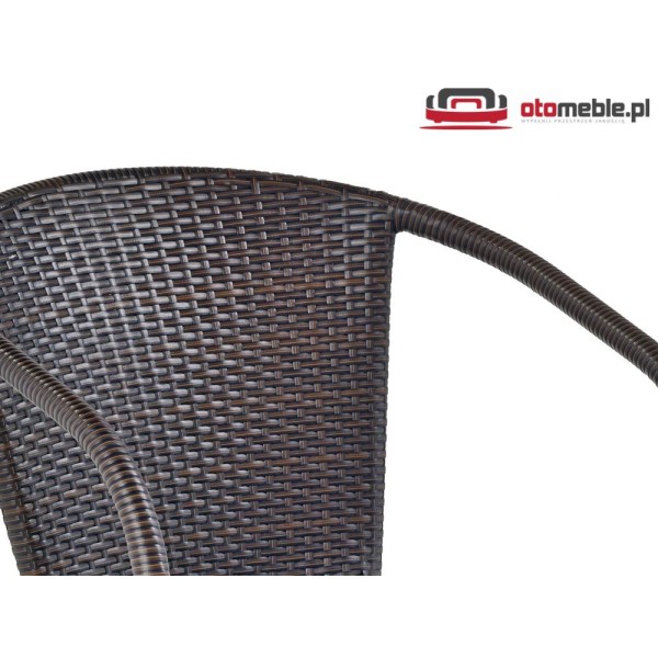 Fotel ogrodowy rattan syntetyczny MIDAS Halmar - otomeble.pl