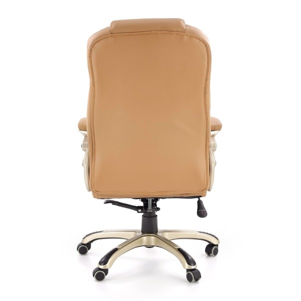 Fotele biurowe ergonomiczne DESMOND beżowy Halmar