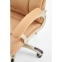 Fotele biurowe ergonomiczne DESMOND beżowy Halmar