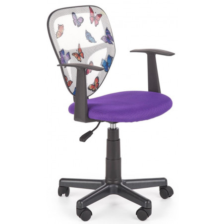 Obrotowe krzesło do komputera Spiker- fioletowy - Halmar