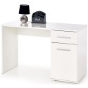 Białe biurko z szafką i szufladą 120cm LIMA B-1 Halmar