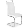 Białe krzesło na płozach K250