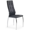 Krzesła metalowe K209 czarne Halmar
