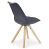 Designerskie krzesła K201 czarne