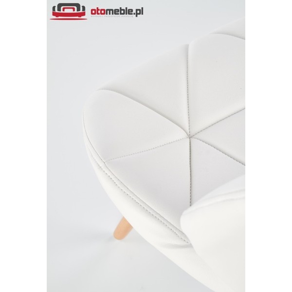 Białe krzesła do kuchni K281 w stylu skandynawskim - otomeble.pl