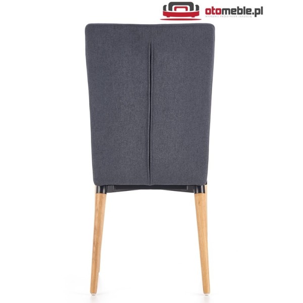 Krzesła tapicerowane K273 ciemno szare Halmar