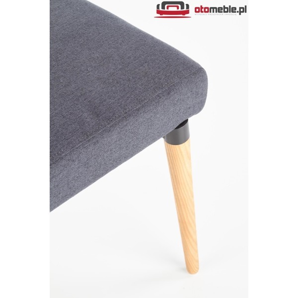 Krzesła tapicerowane K273 ciemno szare Halmar
