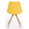 Nowoczesne krzesła do kuchni K201 żółte