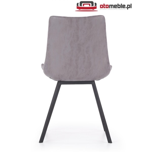 Krzesła metalowe loft K279 popielaty / czarny Halmar