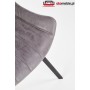 Krzesła metalowe loft K279 popielaty / czarny Halmar