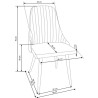 Krzesła salonowe nowoczesne - K285 beżowy