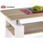 Nowoczesna ława do salonu DIANA H MDF dąb sonoma + biały Halmar