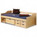 Łóżka drewniane młodzieżowe MAXIMA 2