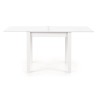 Biały kwadratowy stół rozkładany 80x80cm GRACJAN