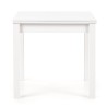Biały kwadratowy stół rozkładany 80x80cm GRACJAN