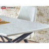 Nowoczesny stół biały lakierowany - PASCAL 160X90