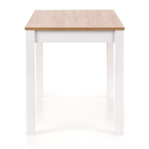 Prostokątny kuchenny stół 120x68cm KSAWERY dąb sonoma + biały Halmar
