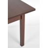 Rozkładany drewniany stół 118x75cm MAURYCY ciemny orzech