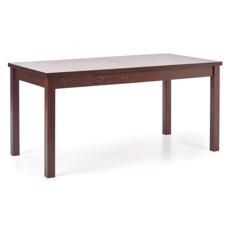 Rozkładany drewniany stół  118x75cm MAURYCY ciemny orzech