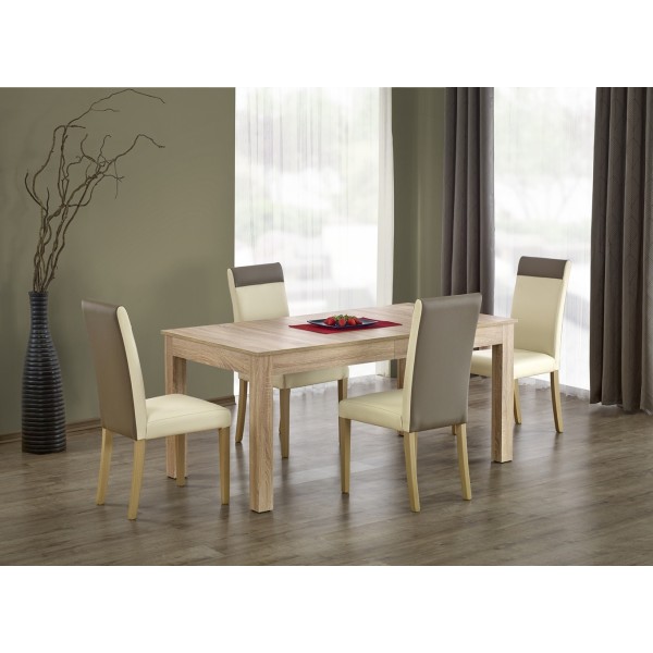 Rozkładany stół do jadalni 160x90cm SEWERYN dąb sonoma
