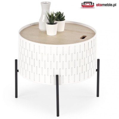 Stolik w nowoczesnym designie SINTRA biały Halmar