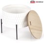 Stolik w nowoczesnym designie SINTRA biały Halmar