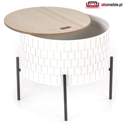 Stolik w nowoczesnym designie SINTRA biały Halmar