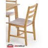 Stół z 4 krzesłami CORDOBA jasny dąb