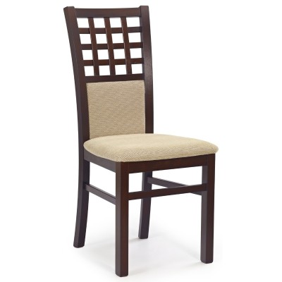Drewniane krzesła GERARD 3 ciemny orzech + Torent beige Halmar