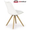 Białe nowoczesne krzesła K201