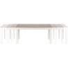 Stół rozkładany do jadalni 160x90cm SEWERYN dąb sonoma + biały