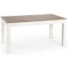 Stół rozkładany do jadalni SEWERYN 160x90cm dąb sonoma + biały Halmar