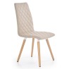 Krzesła tapicerowane w stylu skandynawskim K282 beżowy Halmar