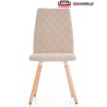 Krzesła tapicerowane w stylu skandynawskim K282 beżowy