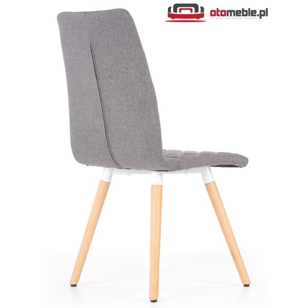 Krzesła w stylu skandynawskim K282 popielate (szare) Halmar