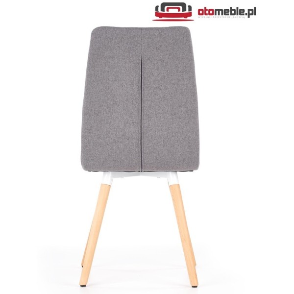 Krzesła w stylu skandynawskim K282 popielate (szare) Halmar