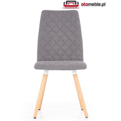 Krzesła w stylu skandynawskim K282 popielate (szare) Halmar