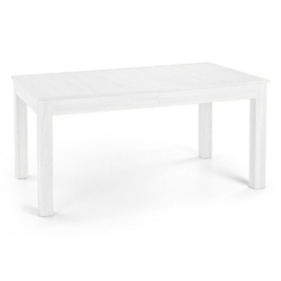 Biały rozkładany stół do jadalni 160x90cm SEWERYN Halmar