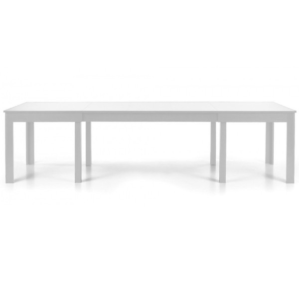 Biały rozkładany stół do jadalni 160x90cm SEWERYN Halmar