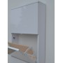 Wisząca szafka na buty biała w połysku 60cm KLARA 06