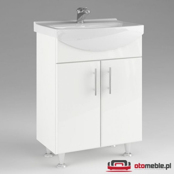 Szafka lakierowana pod umywalkę Cersanit Cersania 50 cm