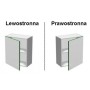 Szafka łazienkowa wisząca narożna