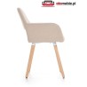 Krzesło do jadalni na drewnianych nogach - K283