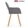 Krzesło do jadalni na drewnianych nogach - K283