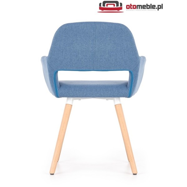 Krzesło do jadalni na drewnianych nogach - K283 HALMAR - otomeble.pl